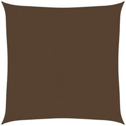 vidaXL Voile d'ombrage 160 g/m² Marron 7x7 m PEHD - TU