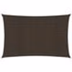 vidaXL Voile d'ombrage 160 g/m² Marron 2x5 m PEHD - TU