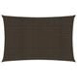 vidaXL Voile d'ombrage 160 g/m² Marron 2x5 m PEHD - TU