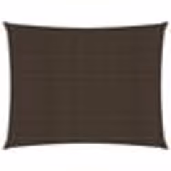 vidaXL Voile d'ombrage 160 g/m² Marron 2,5x3,5 m PEHD - TU