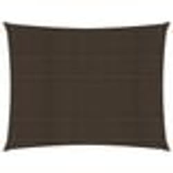 vidaXL Voile d'ombrage 160 g/m² Marron 2,5x3,5 m PEHD - TU