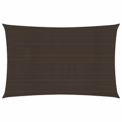 vidaXL Voile d'ombrage 160 g/m² Marron 5x7 m PEHD