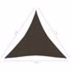 vidaXL Voile d'ombrage 160 g/m² Marron 4x4x4 m PEHD - TU