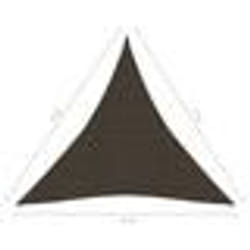 vidaXL Voile d'ombrage 160 g/m² Marron 4x4x4 m PEHD - TU