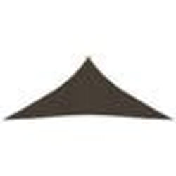 vidaXL Voile d'ombrage 160 g/m² Marron 4,5x4,5x4,5 m PEHD - TU