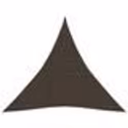 vidaXL Voile d'ombrage 160 g/m² Marron 5x5x5 m PEHD - TU