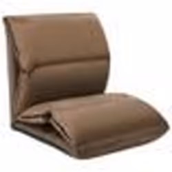 vidaXL Chaise pliable de sol Taupe Microfibre - TU