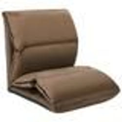 vidaXL Chaise pliable de sol Taupe Microfibre - TU