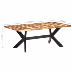 VidaXL 321549 table de cuisine et de salle à manger - Vue supplémentaire 7