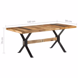 VidaXL 321610 table de cuisine et de salle à manger - Vue supplémentaire 7