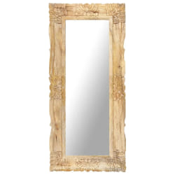 vidaXL Miroir 110x50 cm Bois de manguier