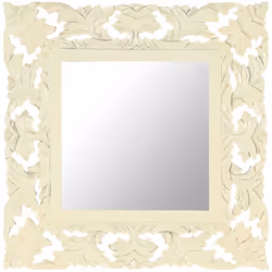 Ce miroir en bois de manguier massif est plus qu'un objet pratique au quotidien, c'est également une jolie décoration pour vo ...