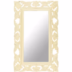 Ce miroir en bois de manguier massif est plus qu'un objet pratique au quotidien, c'est également une jolie décoration pour vo ...