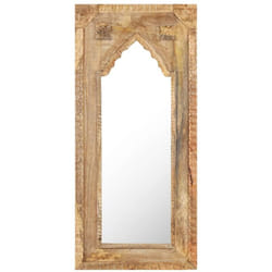 Miroir 50x3x110 cm Bois de manguier massif Vidaxl