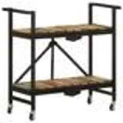 vidaXL Chariot de cuisine 87x36x81 cm Bois massif de récupération - TU