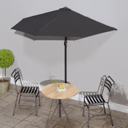 Cet élégant parasol de balcon est parfait pour créer de l'ombre et vous protéger des rayons UV nocifs. Fabriquée en polyester ...