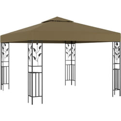Vidaxl - Tonnelle 3x3 m Taupe 180 g/m²