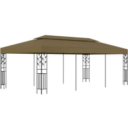 Vidaxl - Chapiteau 6x3 m Taupe 180 g/m²