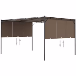 Si vous cherchez un supplément d'abri pour vos activités en plein air, ce belvédère de jardin est la paire parfaite pour votr ...