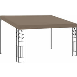 Vidaxl - Belvédère mural 4x3x2,5 m Taupe