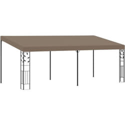 Vidaxl - Belvédère mural 6x3x2,5 m Taupe