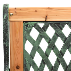 VidaXL 312033 banc de jardin Bois, Fer, Polyvinyl chloride (PVC) - Vue supplémentaire 5