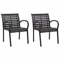 VidaXL 312034, Terrace, Plastique, Acier, Noir, 110 kg, 560 mm, 600 mm