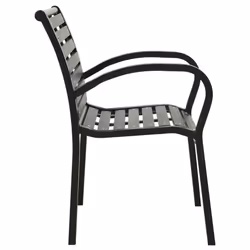VidaXL 312034 chaise d'extérieur Terrace Plastique, Acier Noir - Vue supplémentaire 4