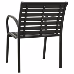 VidaXL 312034 chaise d'extérieur Terrace Plastique, Acier Noir - Vue supplémentaire 5