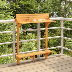Vidaxl - Table de bar de balcon 90x37x122,5 cm Bois d'acacia massif