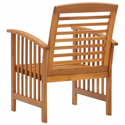 VidaXL 310256 chaise d'extérieur Terrace Bois d'acacia - Vue supplémentaire 5