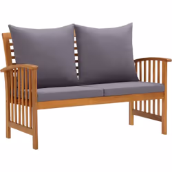 Ce banc de jardin en bois élégant pourtant pratique est conçu pour faire passer votre espace de vie extérieur à un niveau sup ...