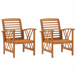 VidaXL 310266, Terrace, Bois d'acacia, 590 mm, 670 mm, 830 mm, 50 cm