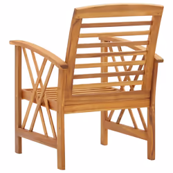 VidaXL 310266 chaise d'extérieur Terrace Bois d'acacia - Vue supplémentaire 5