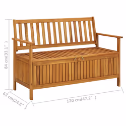 VidaXL 310279 banc de jardin Bois d'acacia - Vue supplémentaire 8
