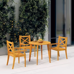 Ces chaises de salle à manger d'extérieur en bois sont sans aucun doute un excellent choix pour les repas en plein air dans v ...