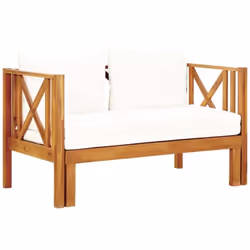 Asseyez-vous et détendez-vous sur ce banc en bois attrayant, qui convient aux espaces de vie intérieurs et extérieurs ! Ce ba ...