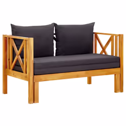 VidaXL 310308, Bois d'acacia, Tissu, Polyester, Adultes et enfants, 1220 mm, 660 mm, 685 mm