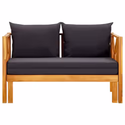 VidaXL 310308 banc de jardin Bois d'acacia, Tissu, Polyester