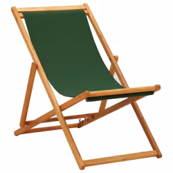 VidaXL 310315, Terrace, Siège rembourré, Eucalyptus, Polyester, Vert, 40 cm