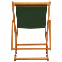 VidaXL 310315 chaise d'extérieur Terrace Siège rembourré Eucalyptus, Polyester Vert - Vue supplémentaire 5
