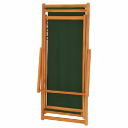 VidaXL 310315 chaise d'extérieur Terrace Siège rembourré Eucalyptus, Polyester Vert - Vue supplémentaire 6