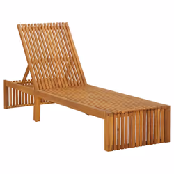 VidaXL 310317, Linge, Siège rembourré, Bois d'acacia, 2000 mm, 600 mm, 900 mm
