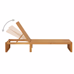 VidaXL 310317 chaise d'extérieur Linge Siège rembourré Bois d'acacia