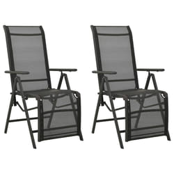 VidaXL 312195 chaise d'extérieur Terrace Aluminium Noir