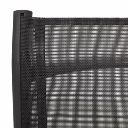 VidaXL 312195 chaise d'extérieur Terrace Aluminium Noir - Vue supplémentaire 8