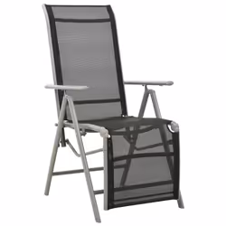 VidaXL 312197, Terrace, Aluminium, Noir, Argent, 585 mm, 690 mm, 1100 mm