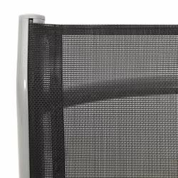 VidaXL 312197 chaise d'extérieur Terrace Aluminium Noir, Argent - Vue supplémentaire 7