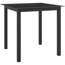 VidaXL 312200 table de jardin Noir