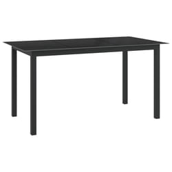 VidaXL 312201 table de jardin Noir